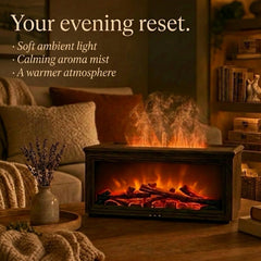 RITVIA | Hearth-01 Fire & Mist Diffuser - Heritage Walnut